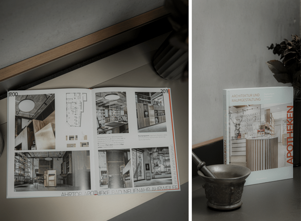 Architektur und Industrial Design der Ahrtor Apotheke
